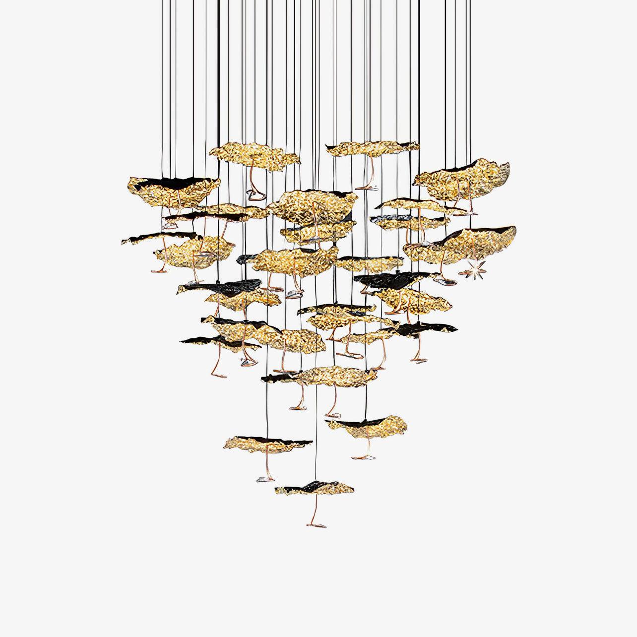 Brass Aviary Constellation Chandelier Chandelier