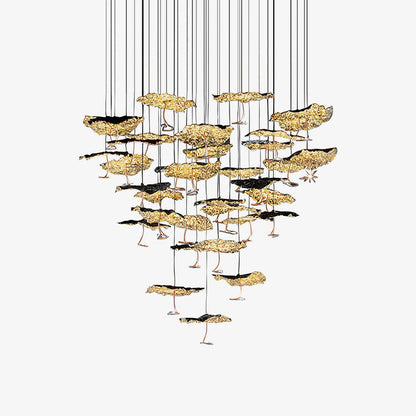 Brass Aviary Constellation Chandelier Chandelier