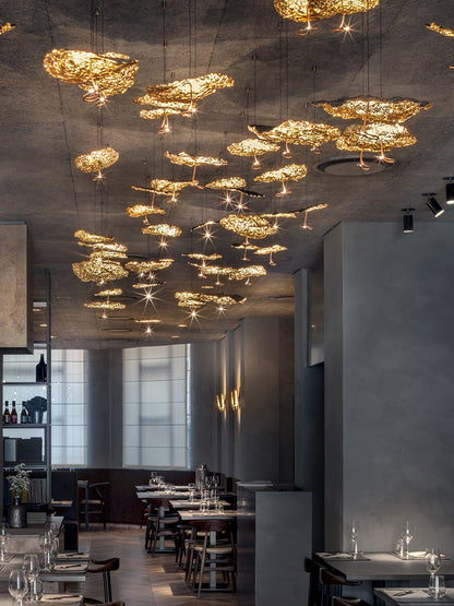 Brass Aviary Constellation Chandelier Chandelier
