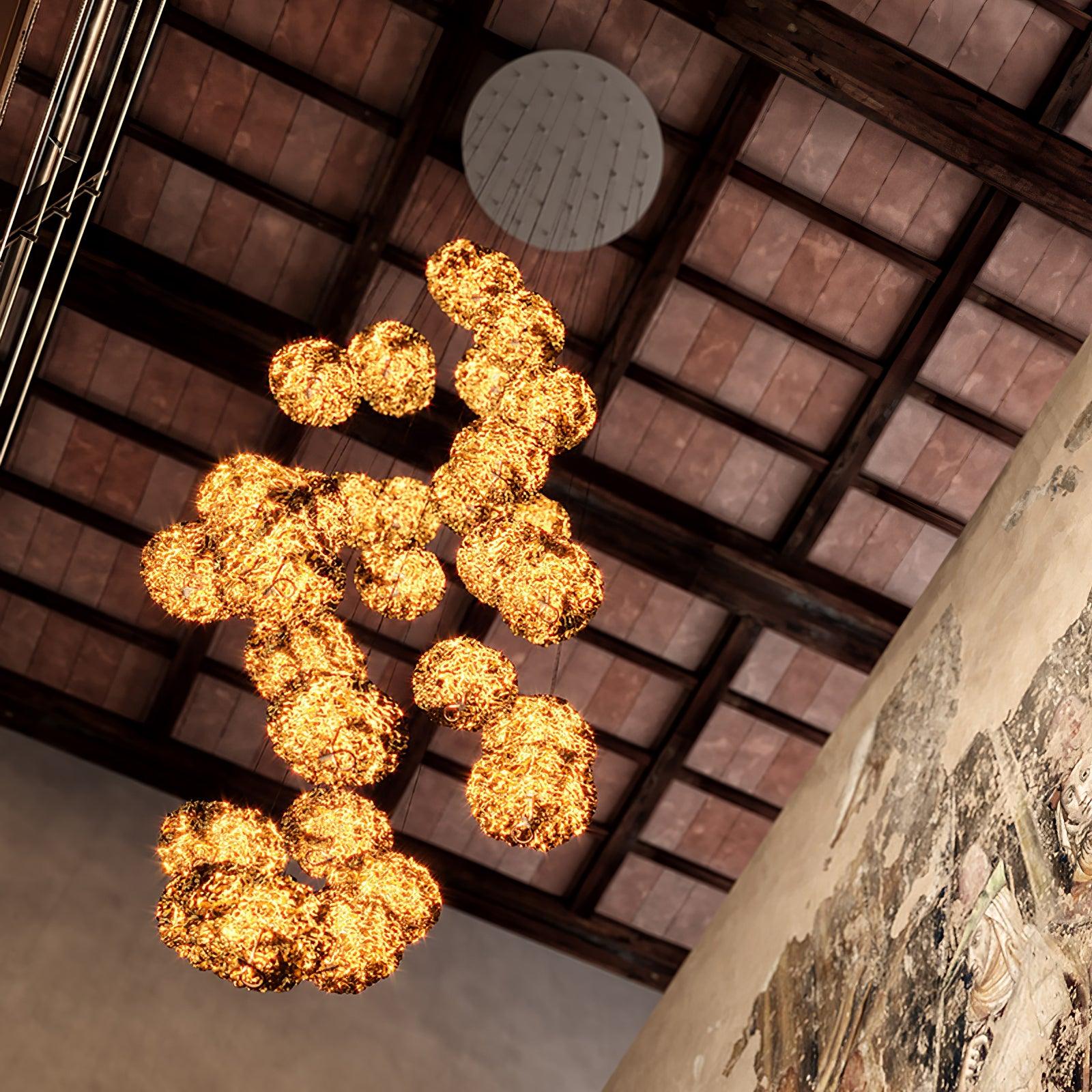 Brass Aviary Constellation Chandelier Chandelier