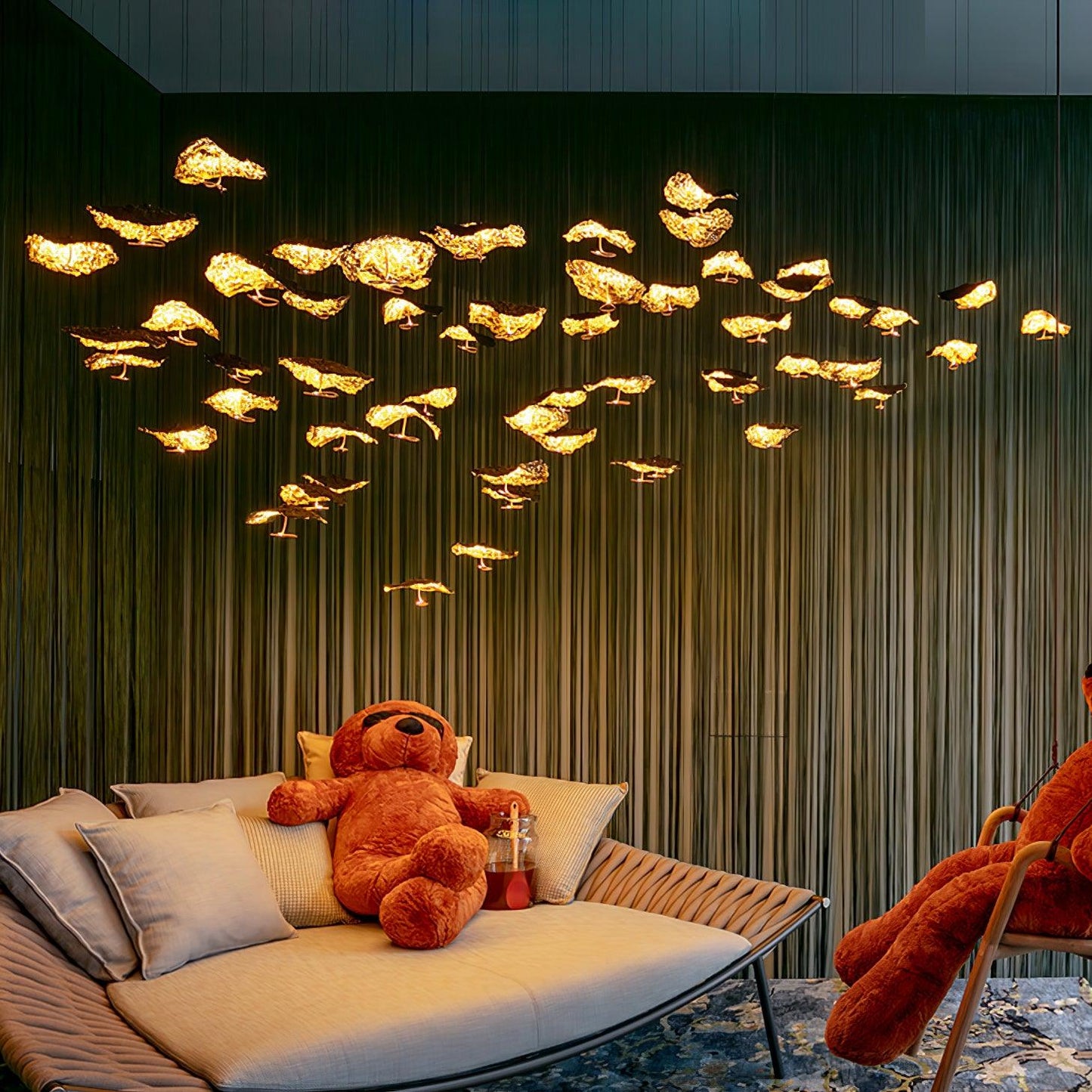 Brass Aviary Constellation Chandelier Chandelier