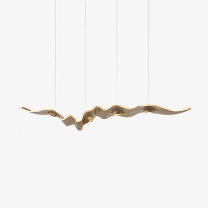 Gold Ribbon Chandelier Pendant light