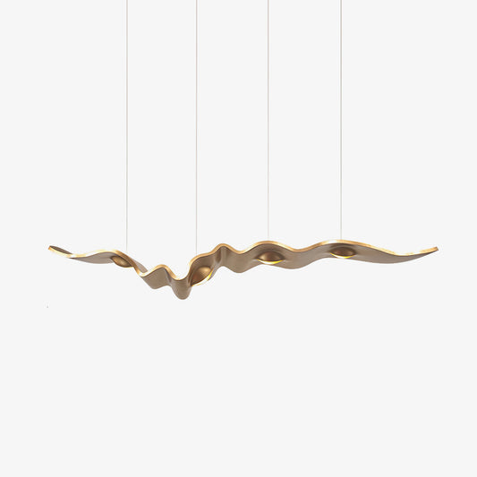 Gold Ribbon Chandelier Pendant light