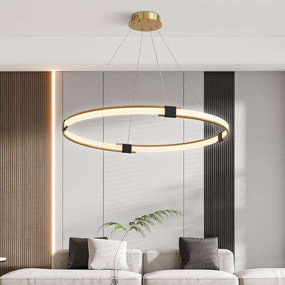 Gold Ring Chandelier Chandelier