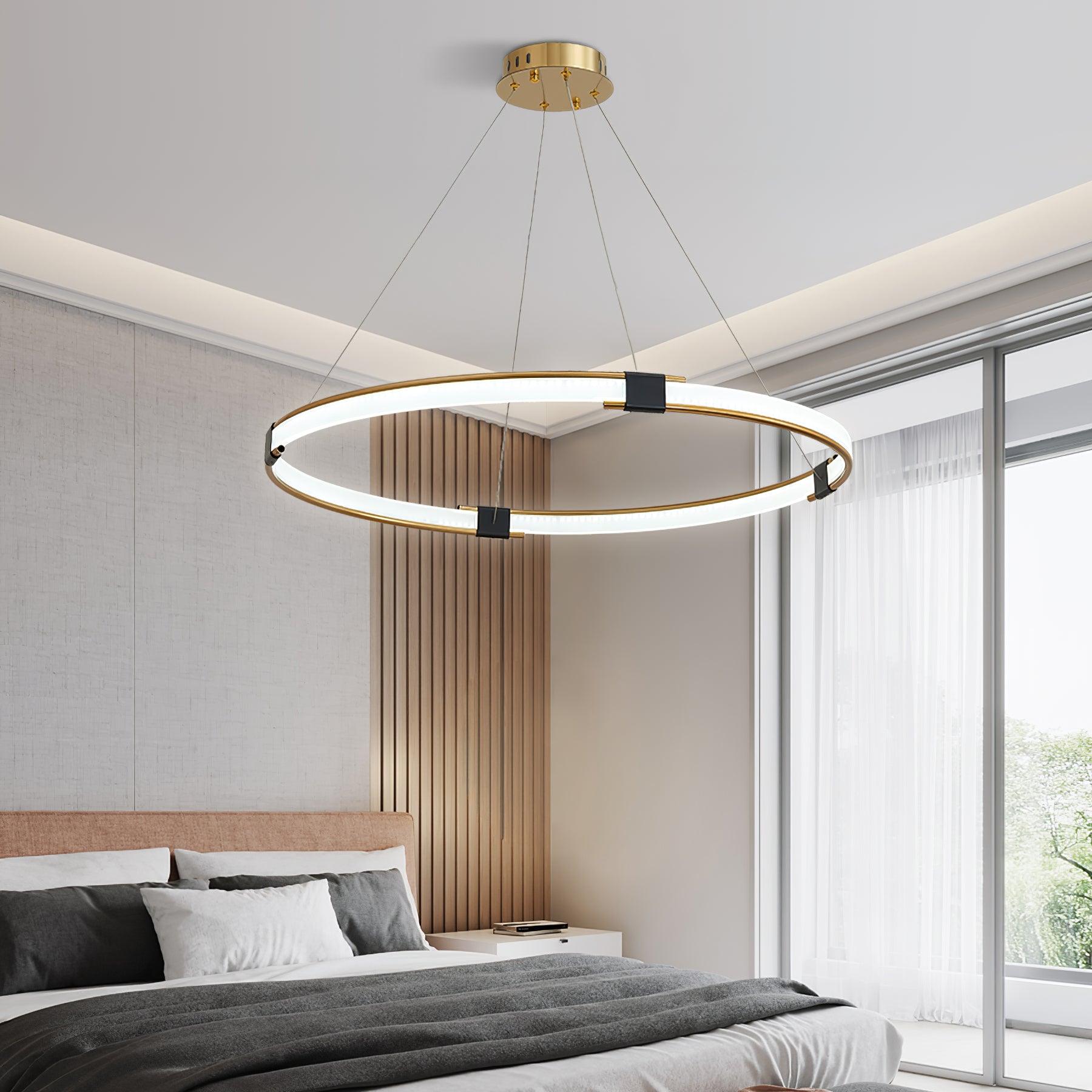Gold Ring Chandelier Chandelier