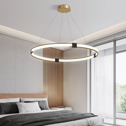 Gold Ring Chandelier Chandelier