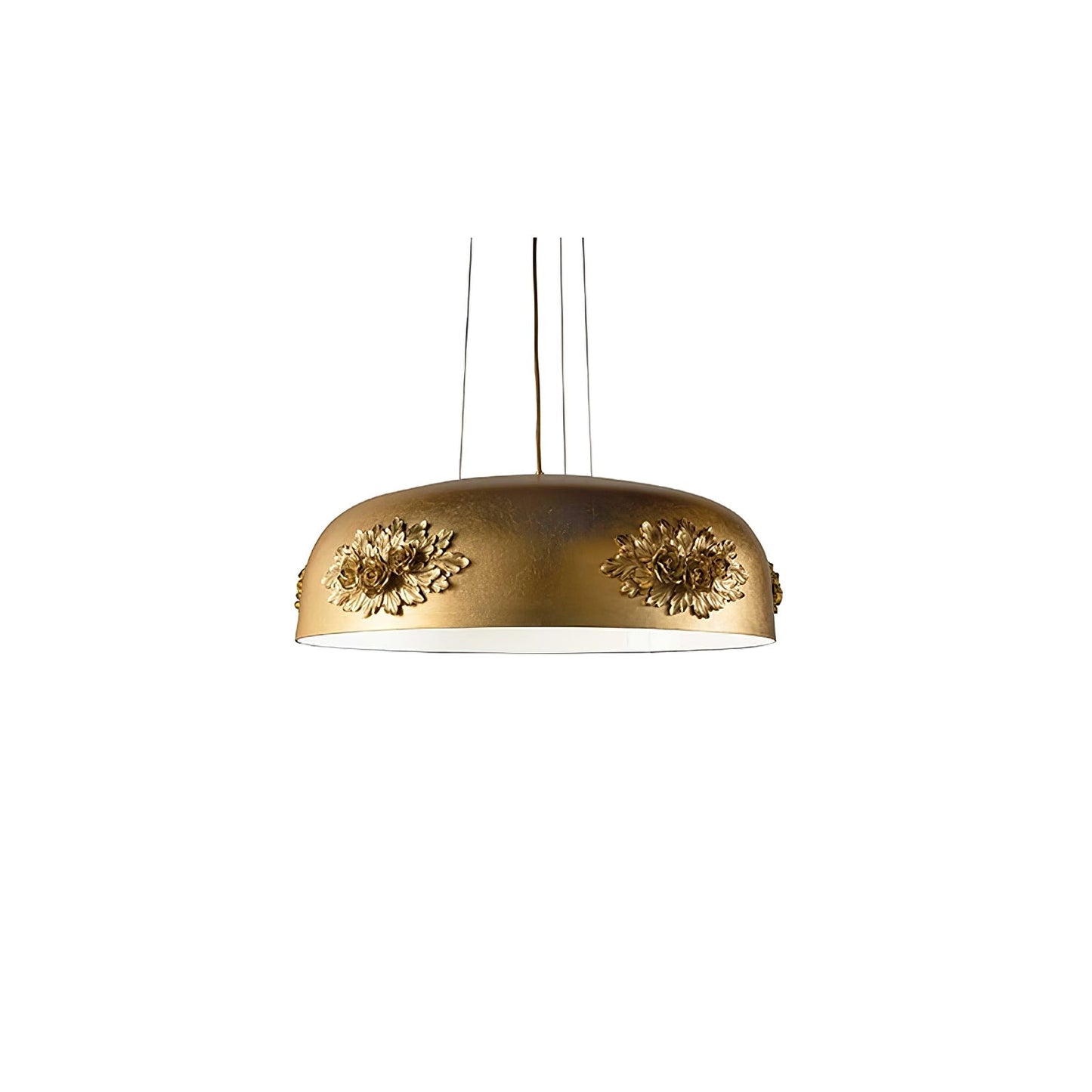 Gold Tuzzi Pendant Light Dia 25.6″ x H 10.2″ / Dia 65cm x H 26cm / Gold foil / Warm Light Pendant light