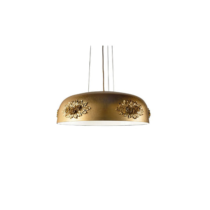 Gold Tuzzi Pendant Light Dia 25.6″ x H 10.2″ / Dia 65cm x H 26cm / Gold foil / Warm Light Pendant light