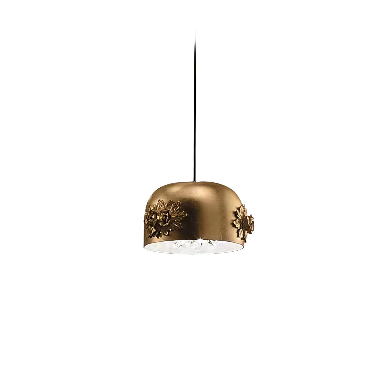 Gold Tuzzi Pendant Light Dia 7.1″ x H 3.7″ / Dia 18cm x H 9.5cm / Gold foil / Warm Light Pendant light