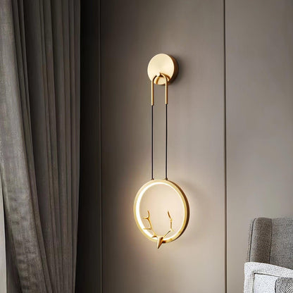 Golden Antler Wall Light Wall lamp