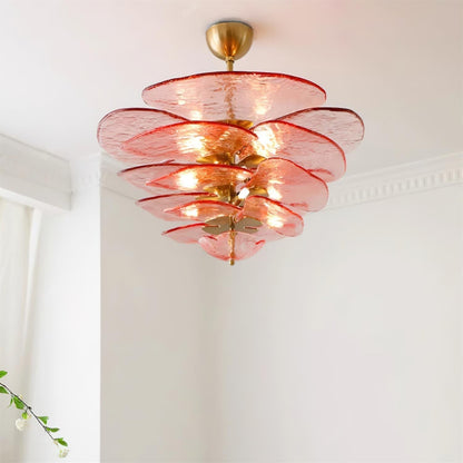 Petals Gold Murano Chandelier 1001 Chandelier