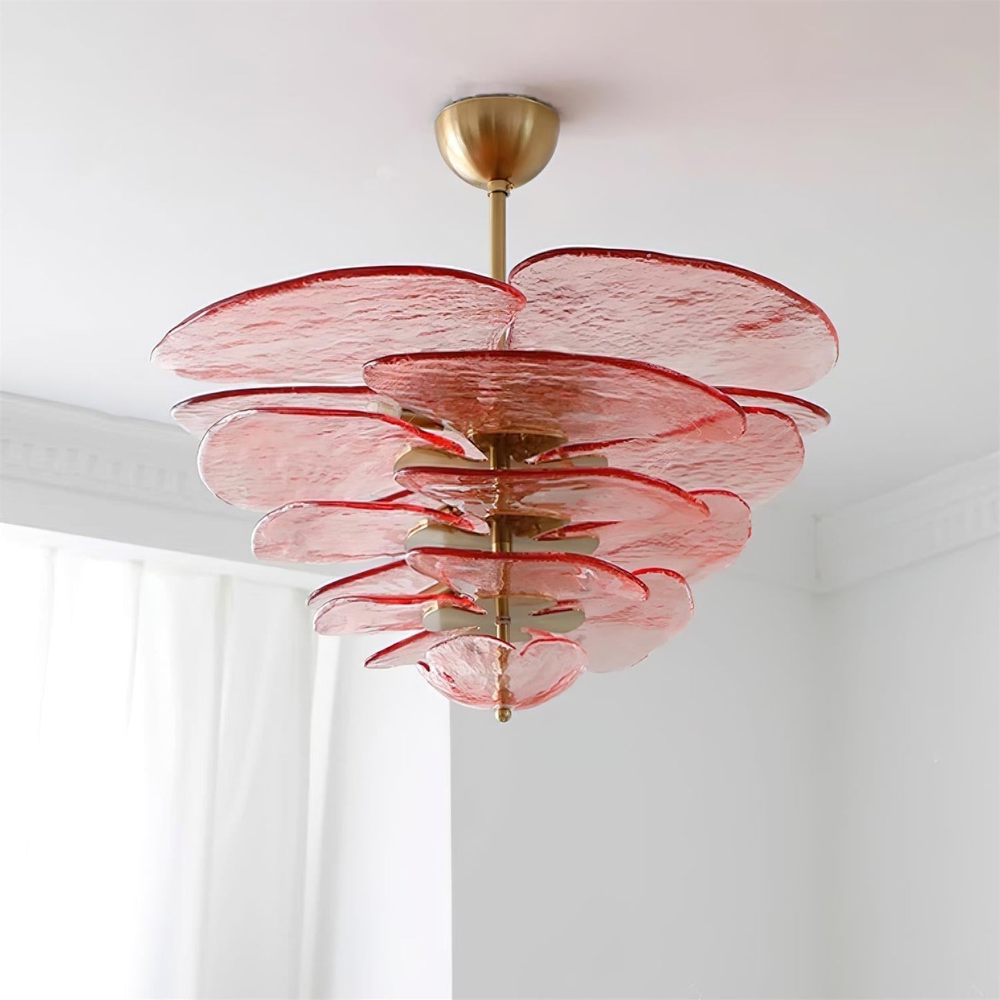 Petals Gold Murano Chandelier 1001 Chandelier