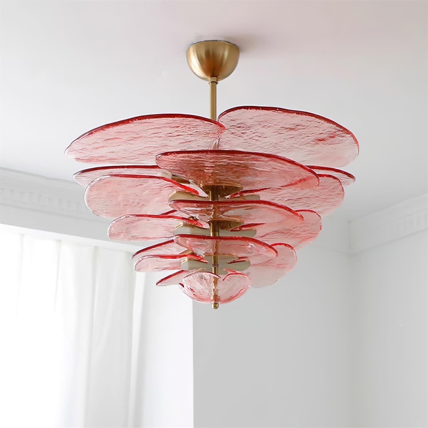Petals Gold Murano Chandelier 1001 Chandelier