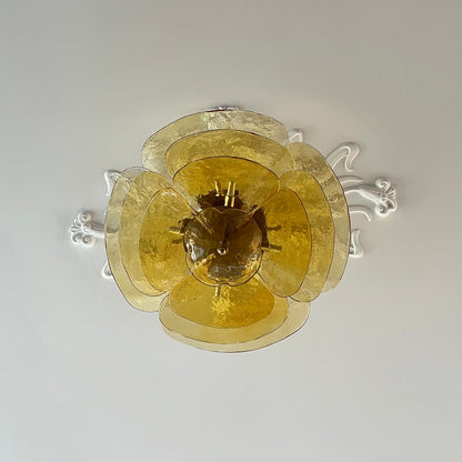 Petals Gold Murano Chandelier 1001 Chandelier