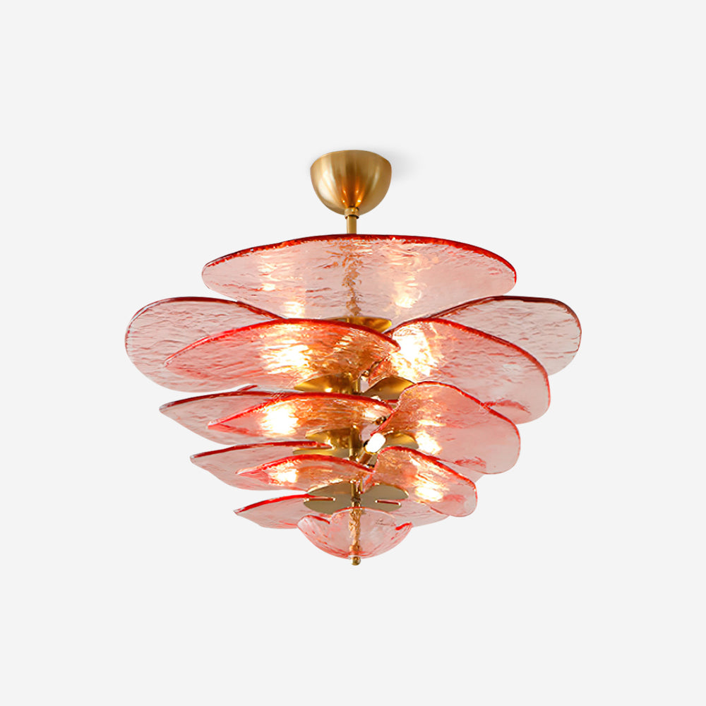 Petals Gold Murano Chandelier 1001 Chandelier