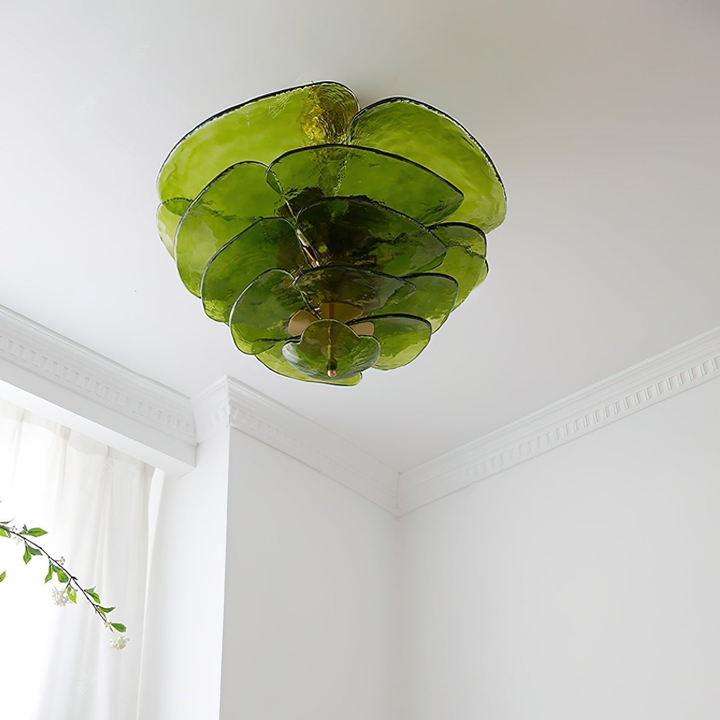 Petals Gold Murano Chandelier 1001 Chandelier