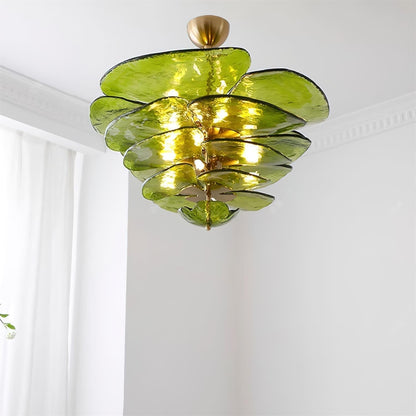 Petals Gold Murano Chandelier 1001 Chandelier