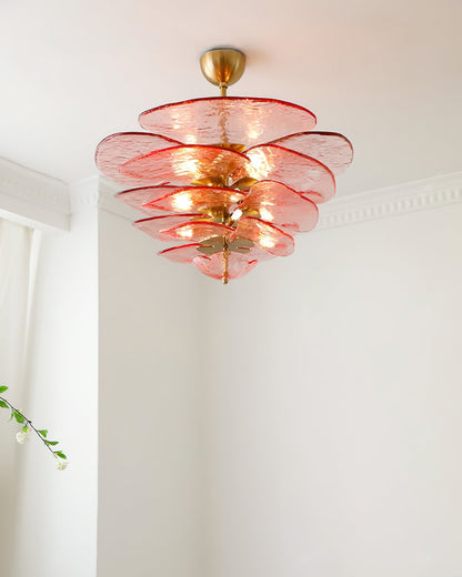 Petals Gold Murano Chandelier 1001 Chandelier