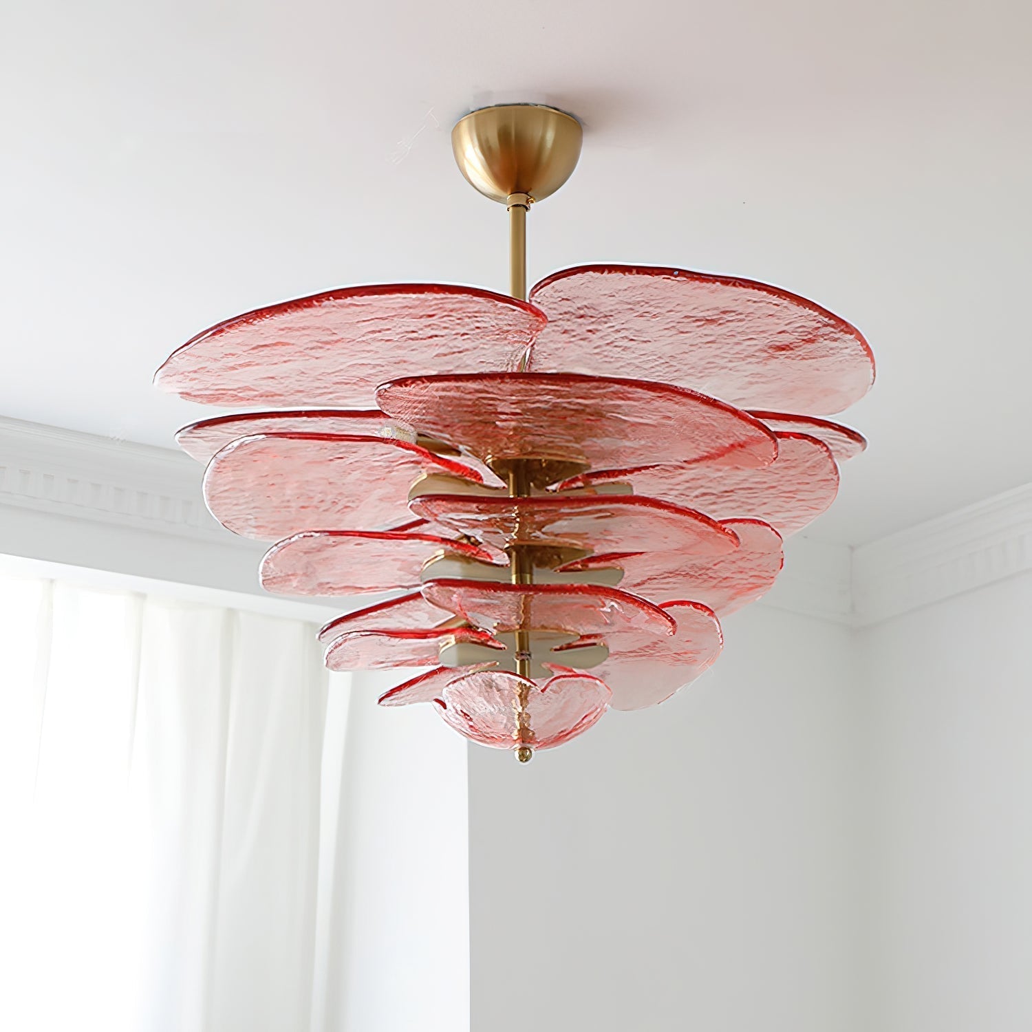 Petals Gold Murano Chandelier 1001 Chandelier