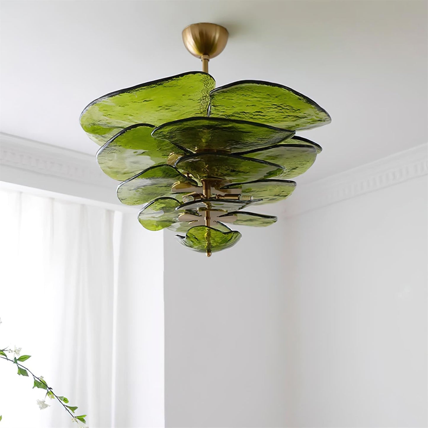 Petals Gold Murano Chandelier 1001 Chandelier