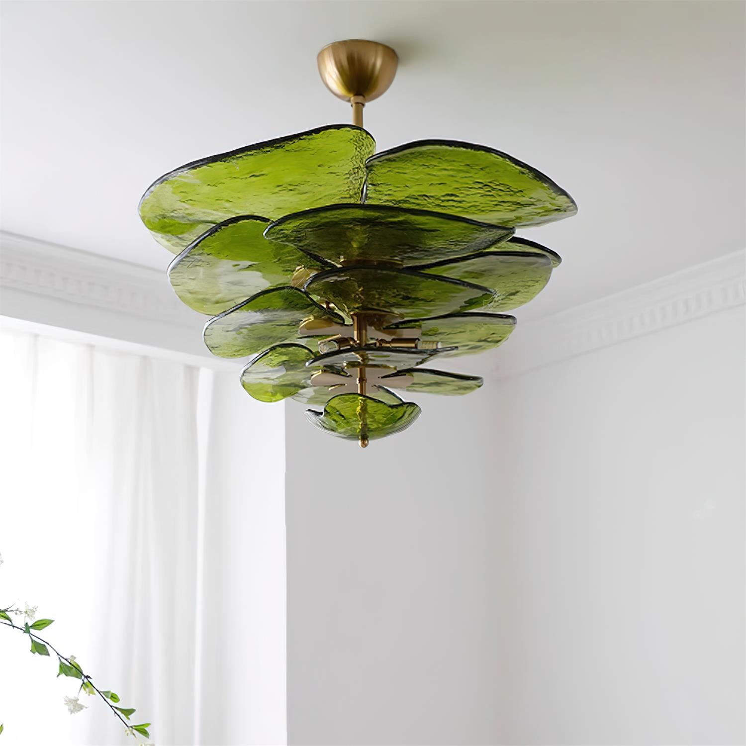 Petals Gold Murano Chandelier 1001 Chandelier