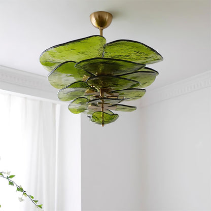 Petals Gold Murano Chandelier 1001 Chandelier