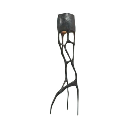 Gothic Sculpture Floor Lamp Dia 30.7″ x H 74.8″ / Black / US Plug Floor lamp