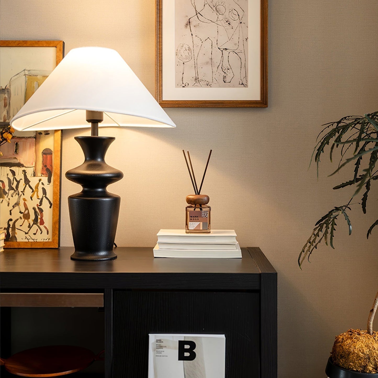 Grace Wood Table Lamp Table lamp