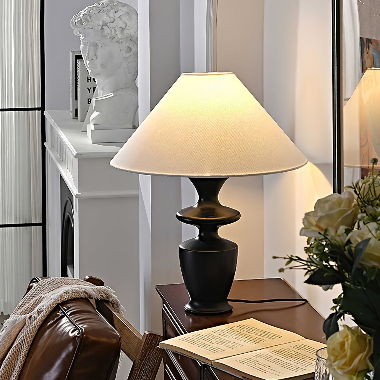 Grace Wood Table Lamp Table lamp