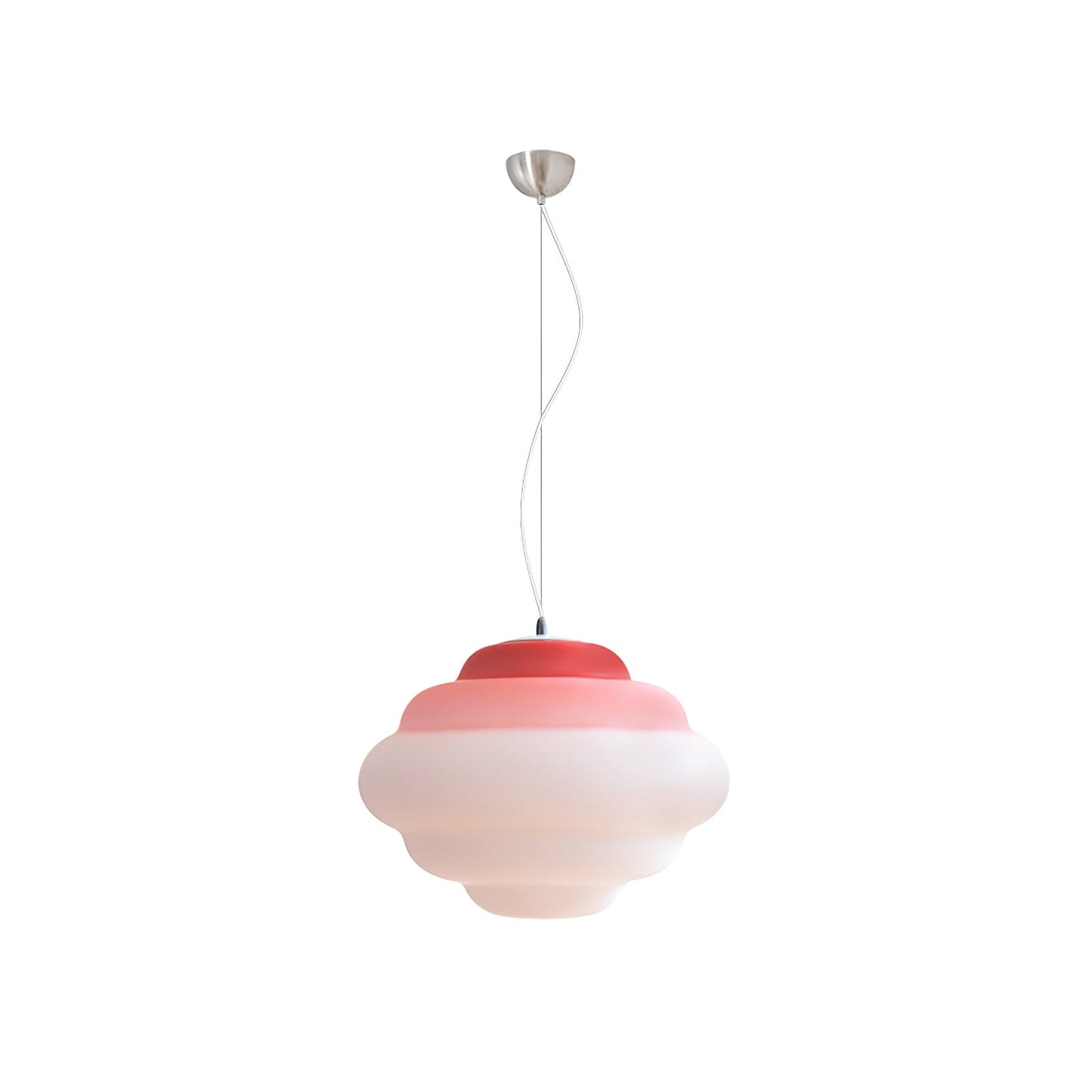 Gradient Cloudy Pendant Lamp Dia 15.7″ x H?11.8″ / Gradient Red Pendant light