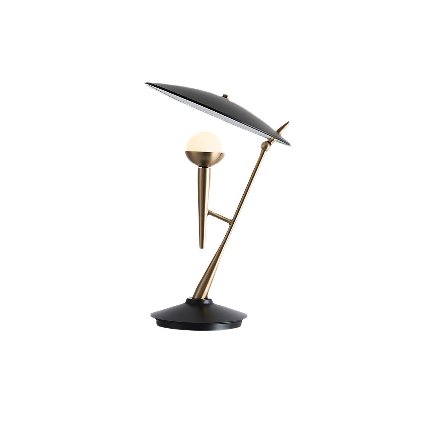 Gramophone Table Light Dia 13.8″ x H 19.7″ / Dia 35cm x H 50cm / Gold & Black / US Plug Table lamp