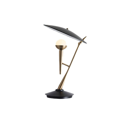 Gramophone Table Light Dia 13.8″ x H 19.7″ / Dia 35cm x H 50cm / Gold & Black / US Plug Table lamp