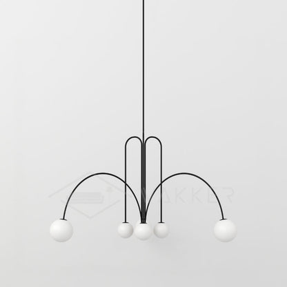 Gran Finale Suspension ? 31.5″ x H 19.7″ / Dia 80cm x H 50cm / Black Chandelier