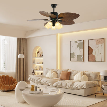 Banana Leaves Ceiling Fan Light 1001 Ceiling fan light