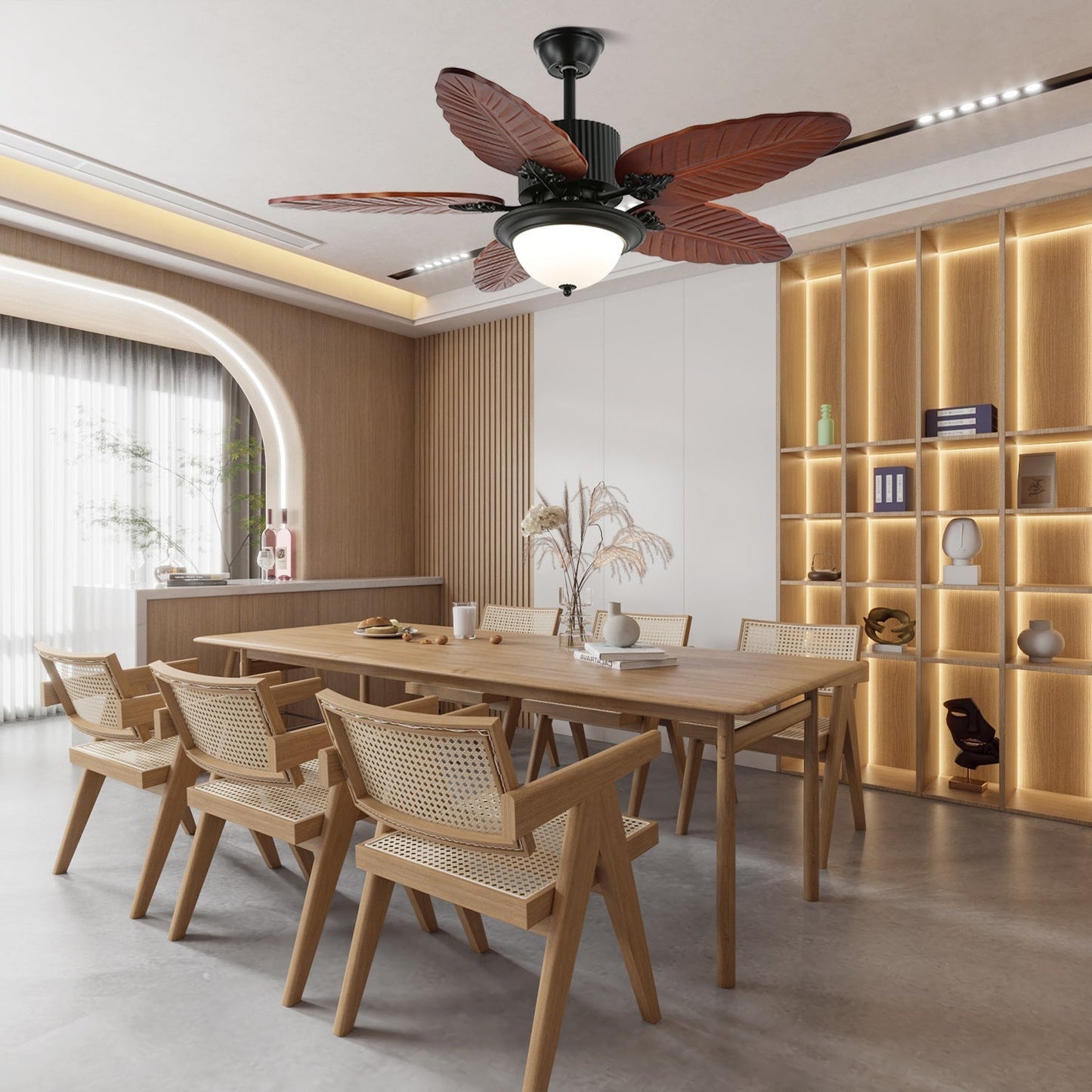 Banana Leaves 48’’/52’’ Ceiling Fan Light Ceiling fan light