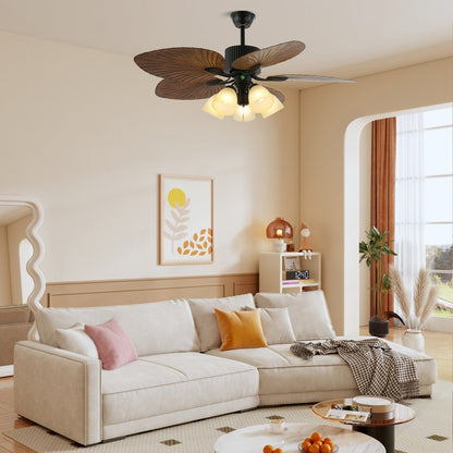 Banana Leaves 48’’/52’’ Ceiling Fan Light Ceiling fan light