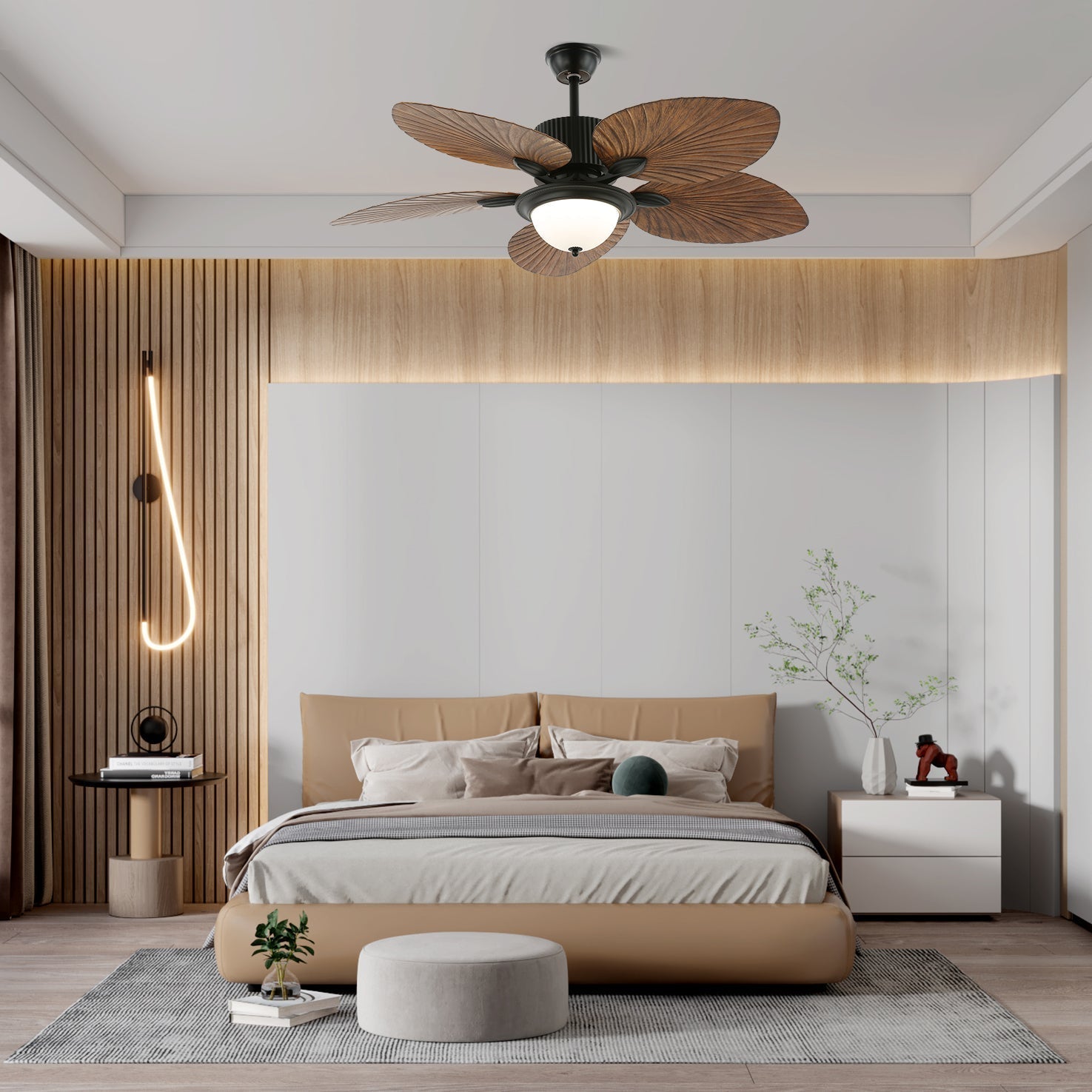 Banana Leaves Ceiling Fan Light 1001 Ceiling fan light