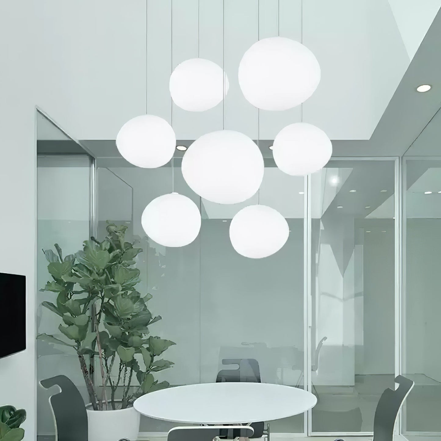 Gregg Stone Shape Glass Pendant Light 1001 Pendant light