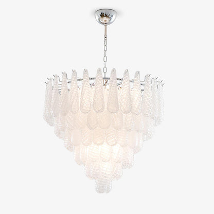 Grid Glass Waterfall Chandelier Chandelier