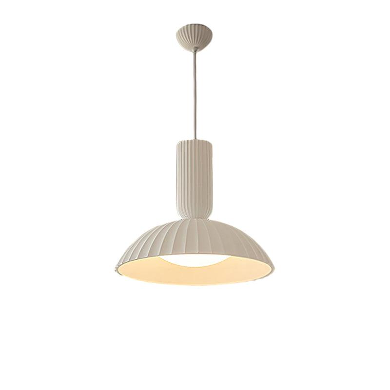 Resin Apollo Pendant Light Dia 19.3″ x H 11.8’’ / Dia 49cm x H 30cm / Beige / Warm Light Pendant light