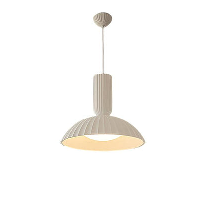 Resin Apollo Pendant Light Dia 19.3″ x H 11.8’’ / Dia 49cm x H 30cm / Beige / Warm Light Pendant light