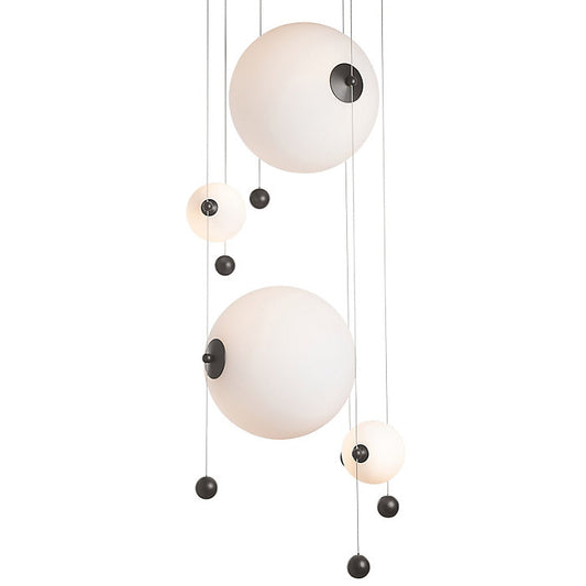 Abacus Round LED Multi-Light Pendant