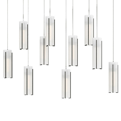 Exos 10-Light Rectangular Pendant