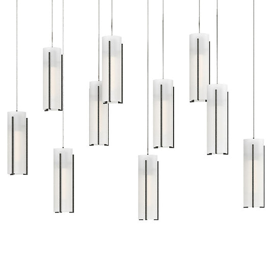 Exos 10-Light Rectangular Pendant