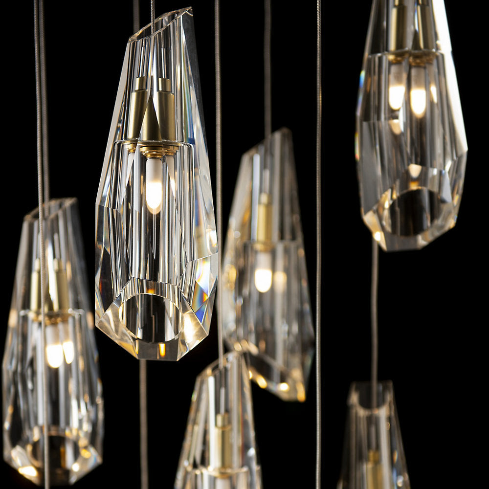 Luma Crystal Round Pendant