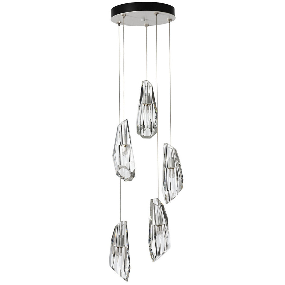 Luma Crystal Round Pendant