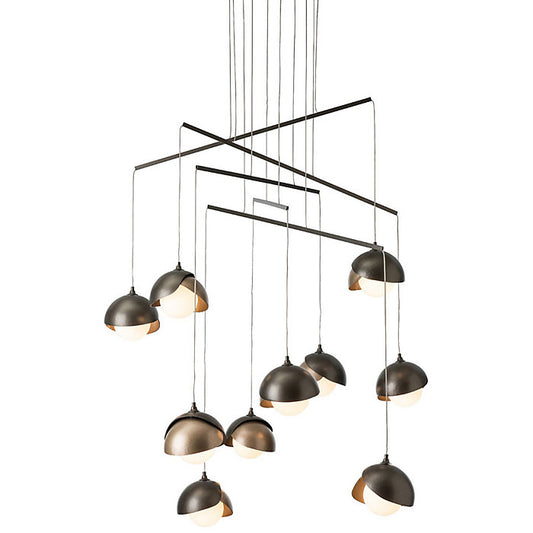 Brooklyn 10-Light Double Shade Multi-Light Pendant