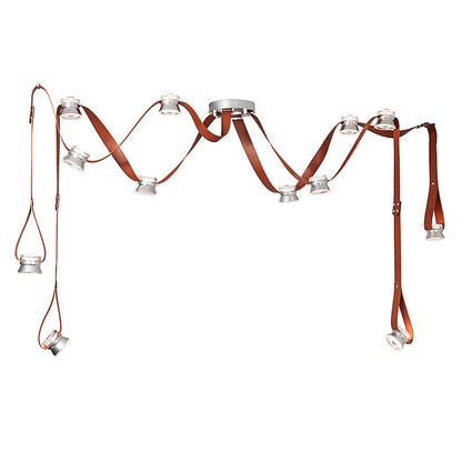 SNAPS 12-Light LED Pendant with Metal Cones