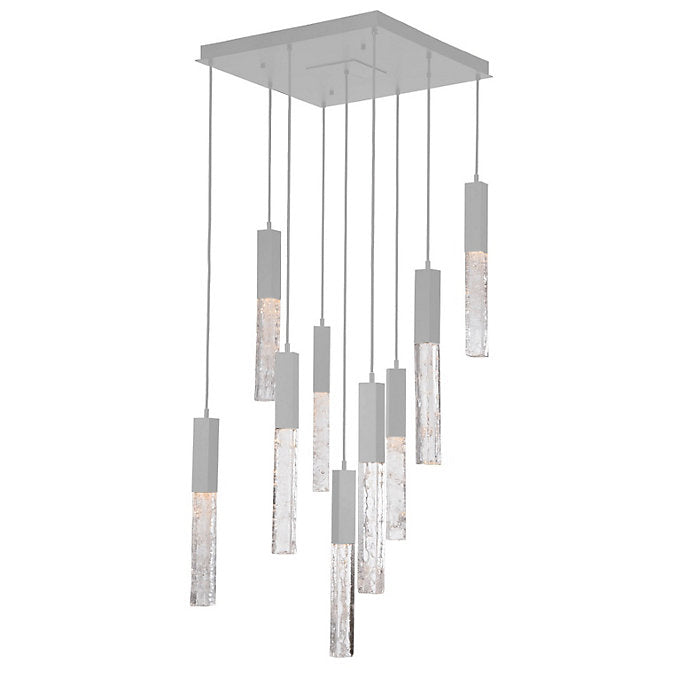 Axis LED Square Multi-Light Pendant