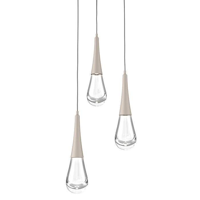 Raindrop Round LED Multi-Light Pendant